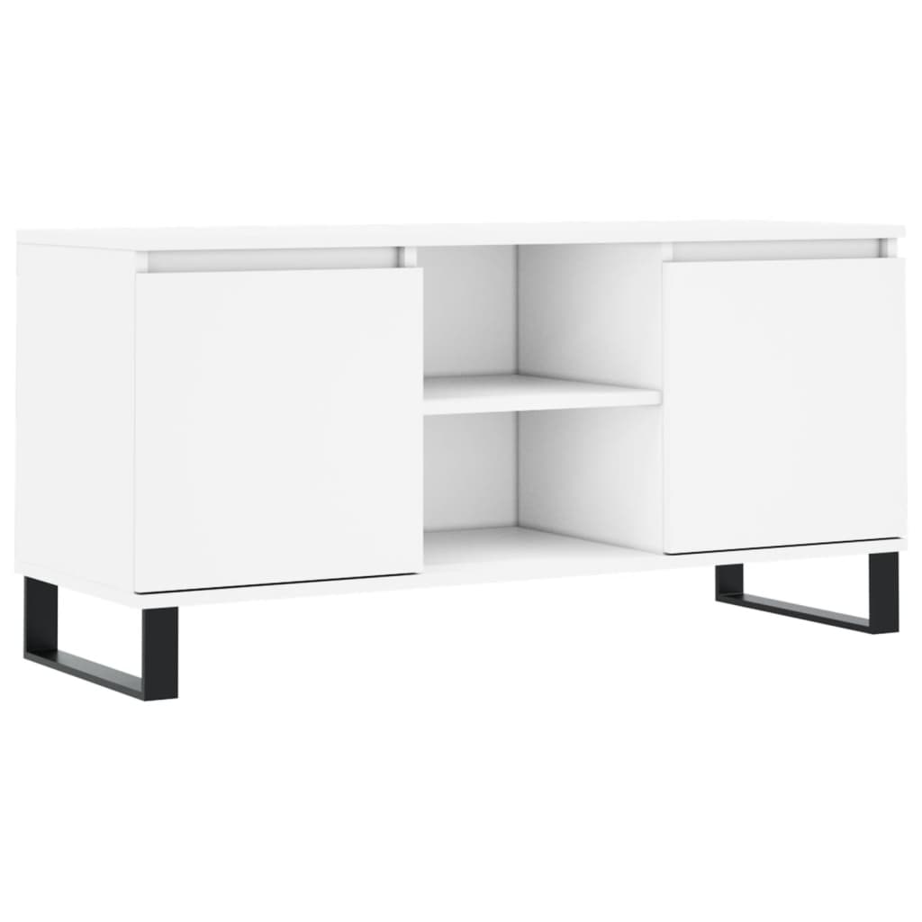 TV-Schrank Weiß 104x35x50 cm Holzwerkstoff