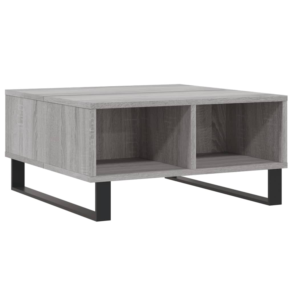 Couchtisch Grau Sonoma 60x60x30 cm Holzwerkstoff