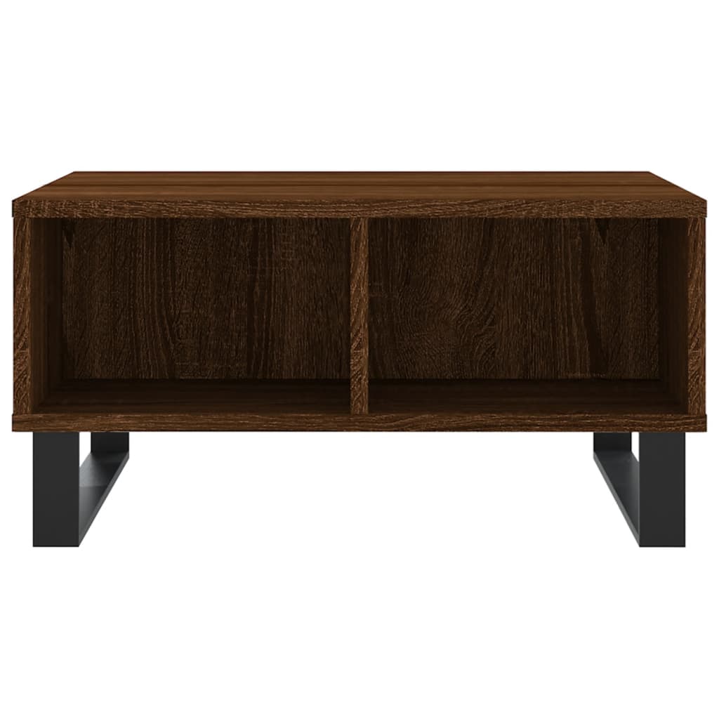 Couchtisch Braun Eichen-Optik 60x60x30 cm Holzwerkstoff