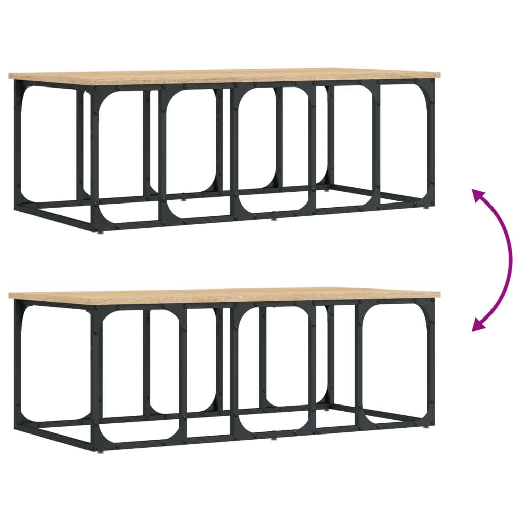 Couchtisch Sonoma-Eiche 100x50x35,5 cm Holzwerkstoff