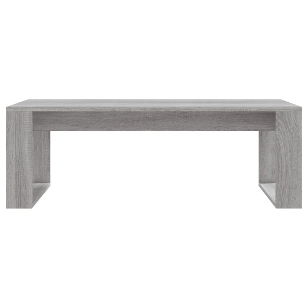 Couchtisch Grau Sonoma 102x50x35 cm Holzwerkstoff