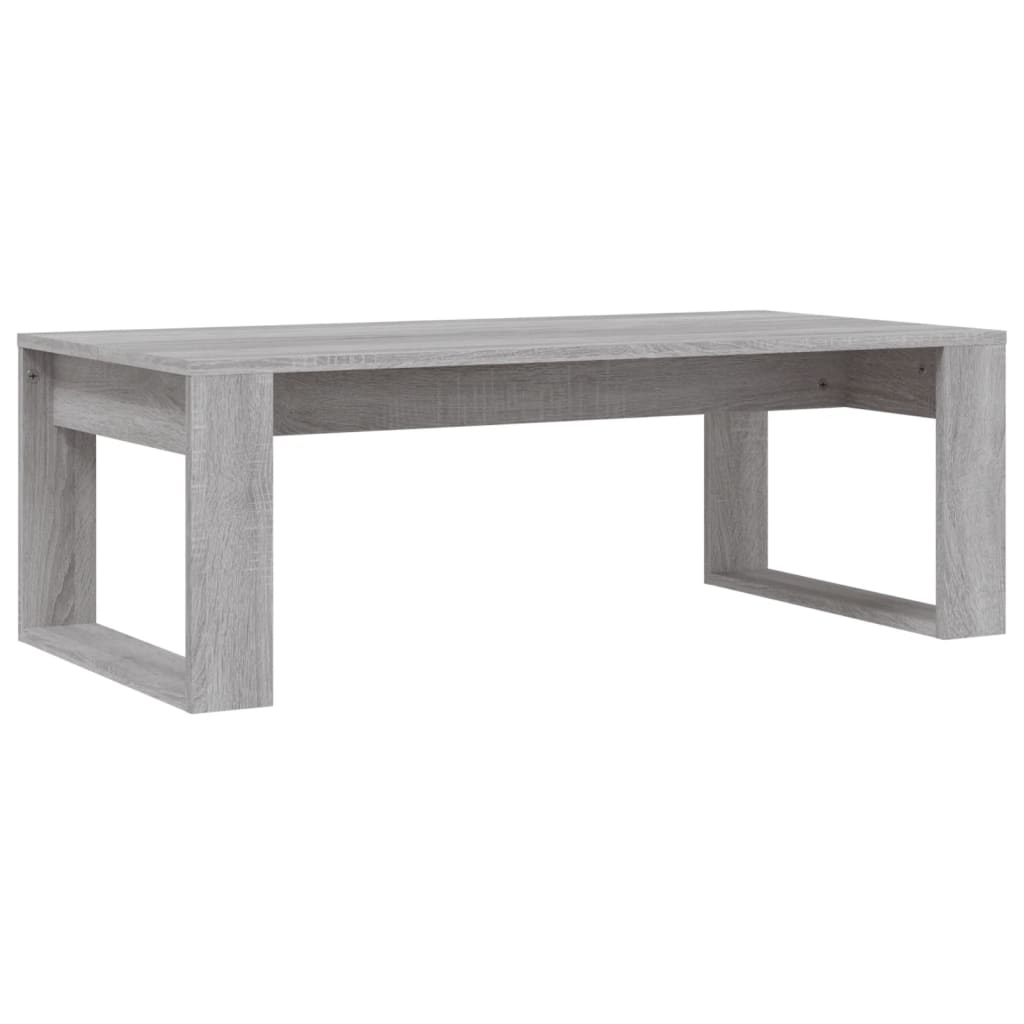 Couchtisch Grau Sonoma 102x50x35 cm Holzwerkstoff