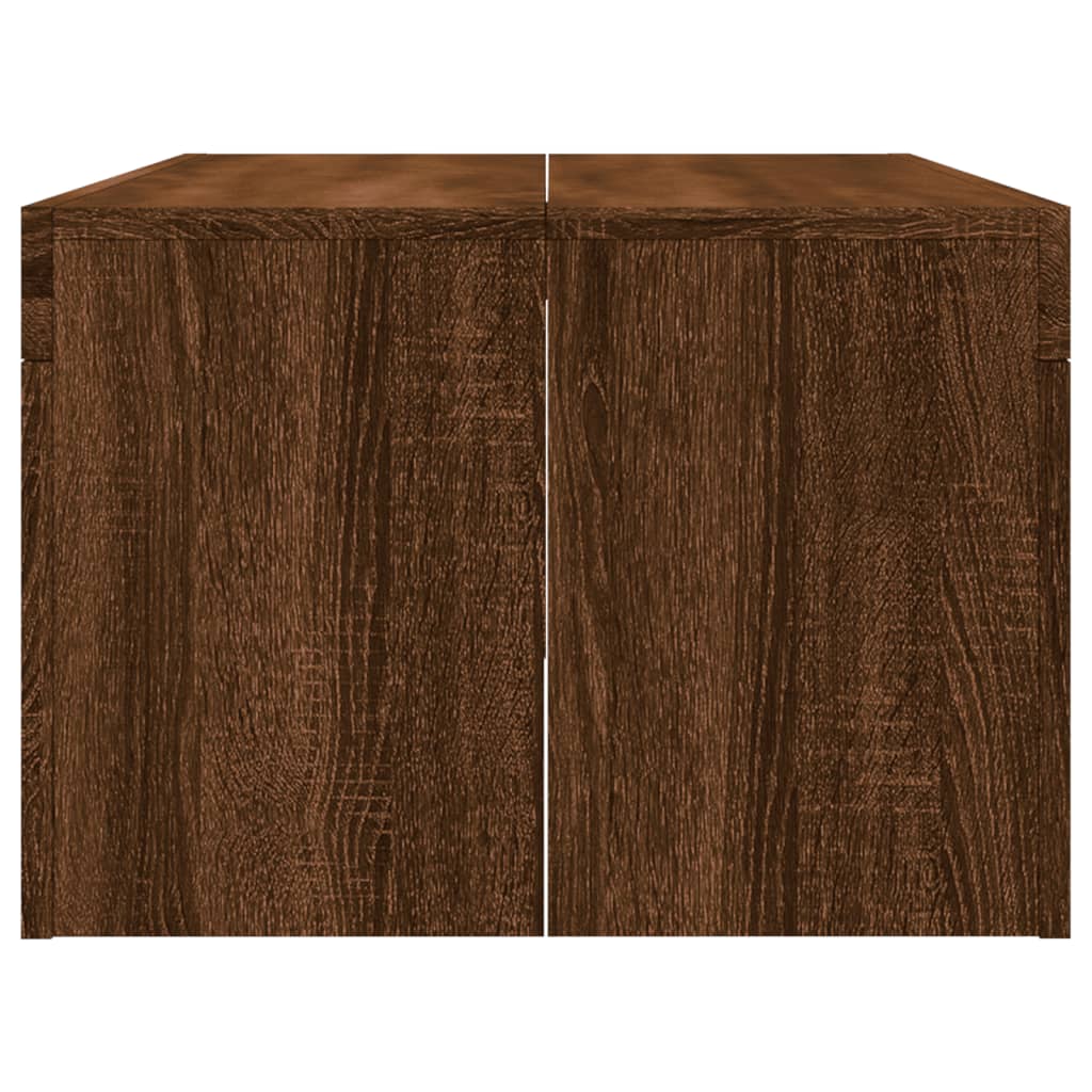 Couchtisch Braun Eichen-Optik 102x50x36 cm Holzwerkstoff