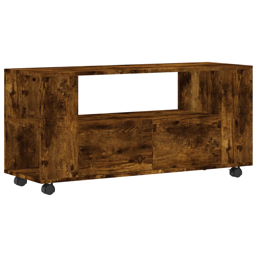 TV-Schrank Räuchereiche 102x34,5x43 cm Holzwerkstoff