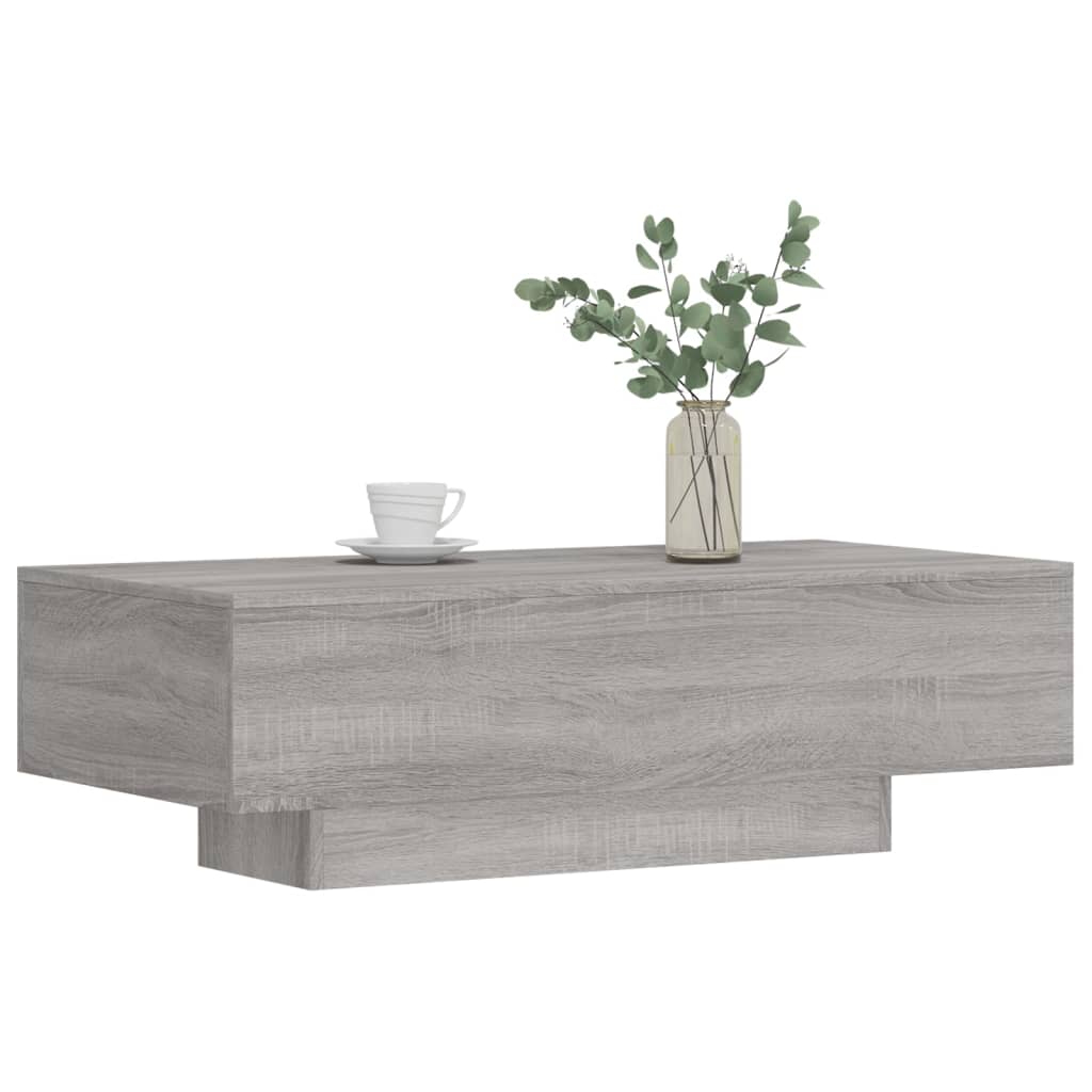 Couchtisch Grau Sonoma 100x49,5x31 cm Holzwerkstoff