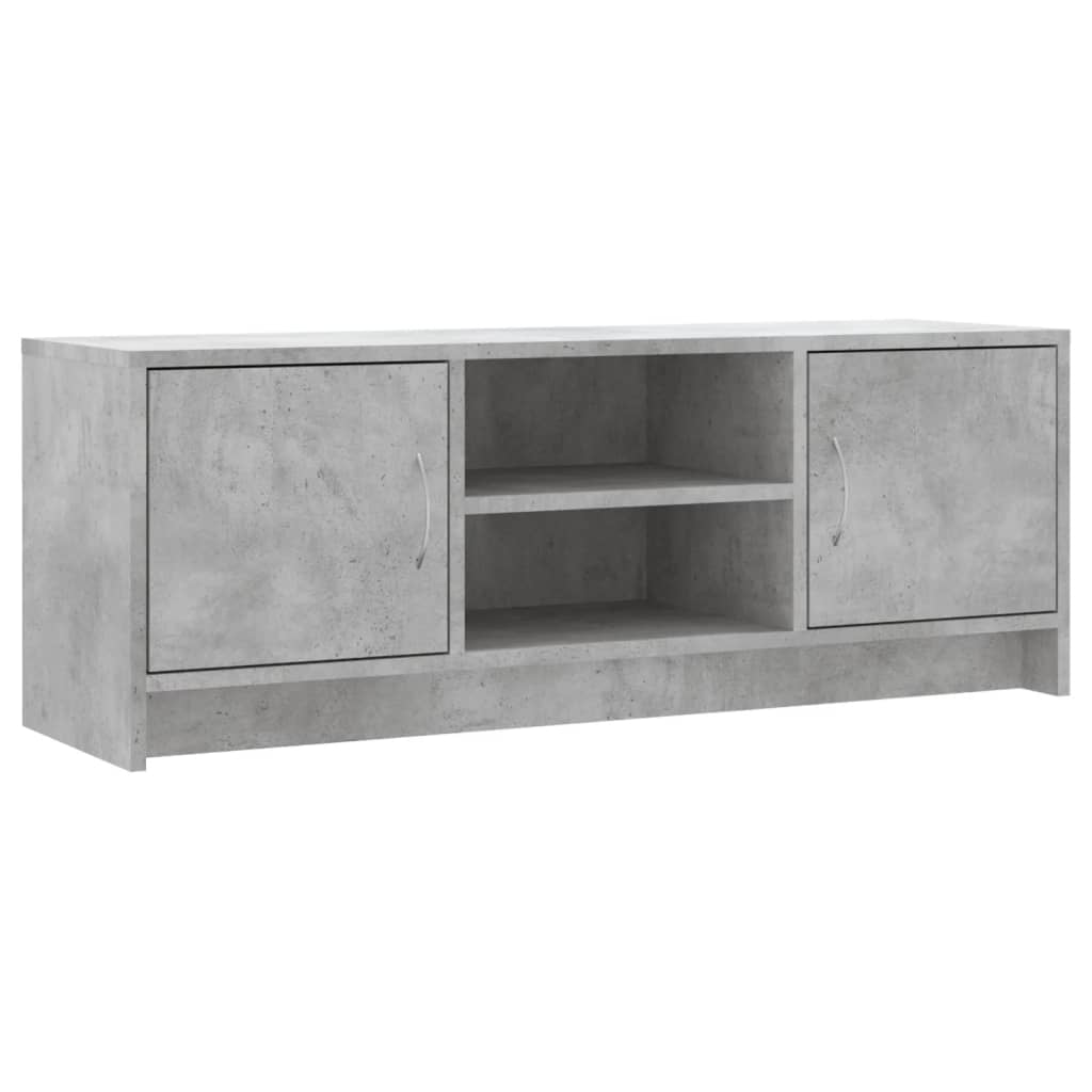 TV-Schrank Betongrau 102x30x37,5 cm Holzwerkstoff