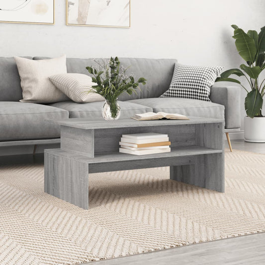 Couchtisch Grau Sonoma 90x55x42,5 cm Holzwerkstoff