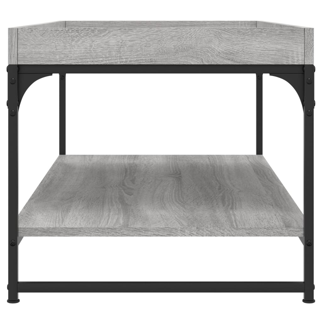 Couchtisch Grau Sonoma 100x49x45 cm Holzwerkstoff