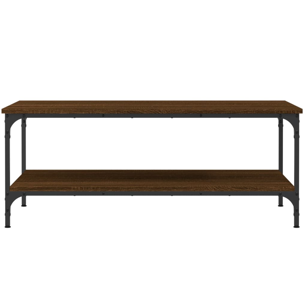 Couchtisch Braun Eichen-Optik 100x55x40 cm Holzwerkstoff