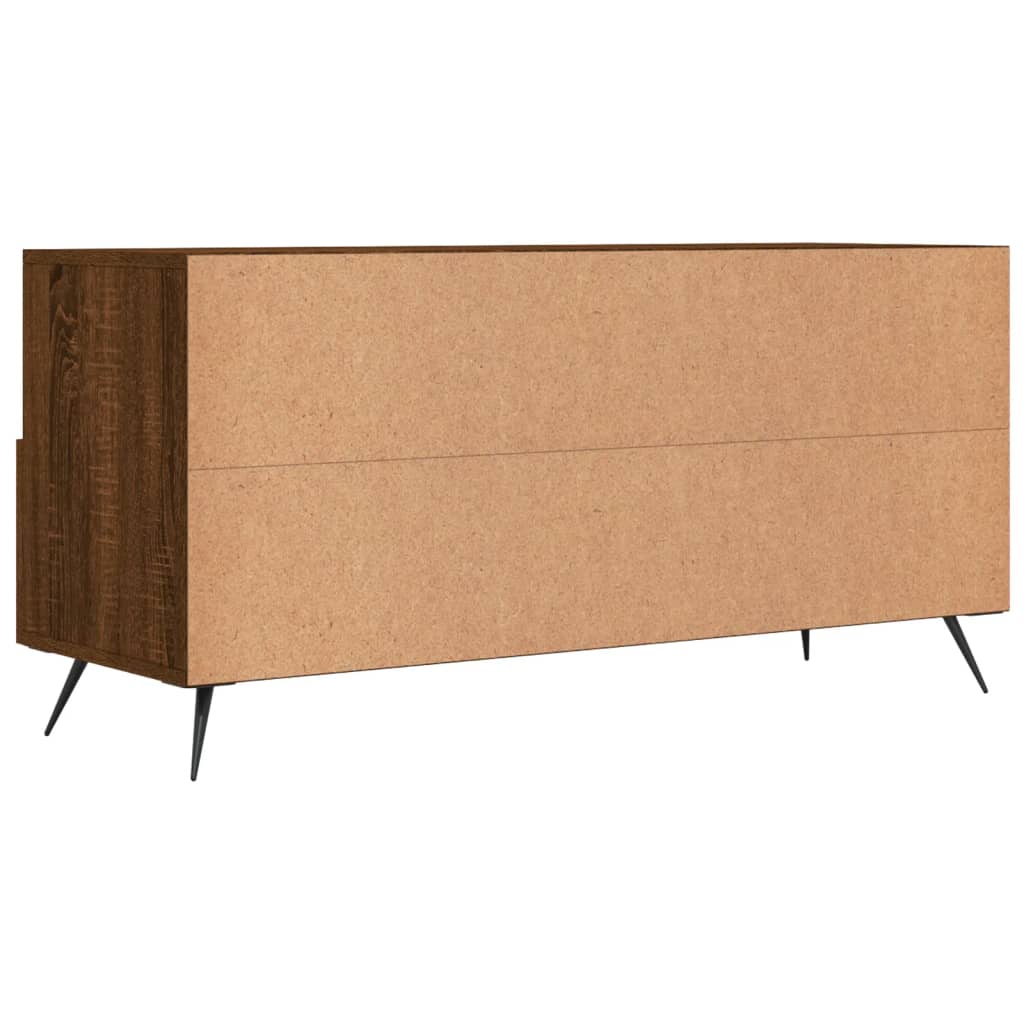 TV-Schrank Braun Eichen-Optik 102x36x50 cm Holzwerkstoff