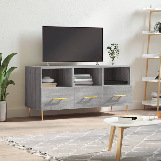 TV-Schrank Grau Sonoma 102x36x50 cm Holzwerkstoff