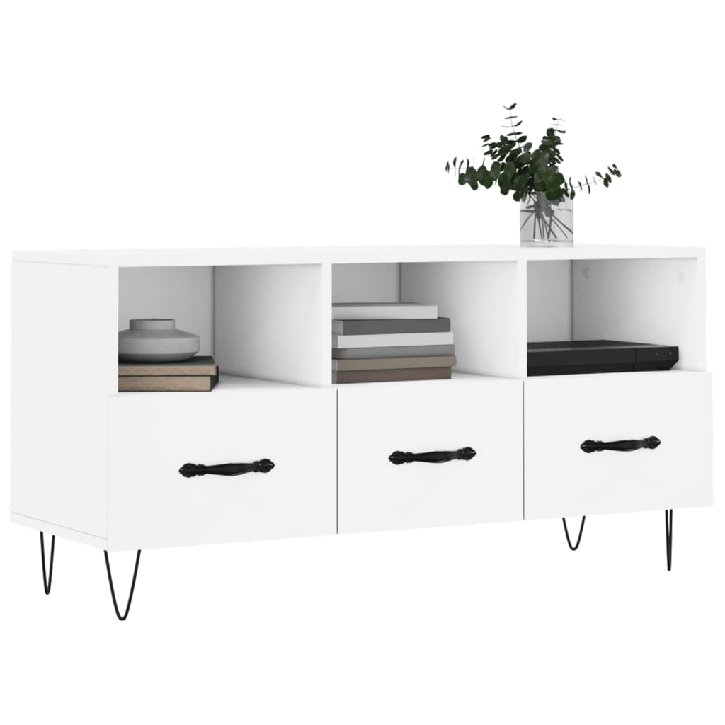 TV-Schrank Weiß 102x36x50 cm Holzwerkstoff