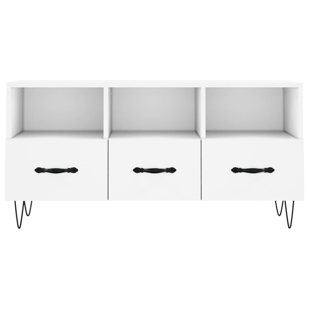 TV-Schrank Weiß 102x36x50 cm Holzwerkstoff