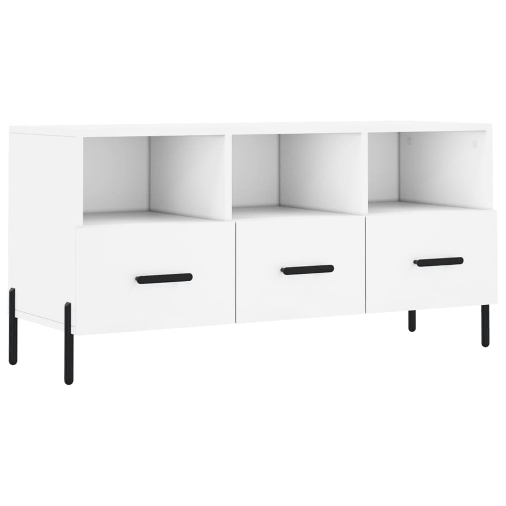 TV-Schrank Weiß 102x36x50 cm Holzwerkstoff