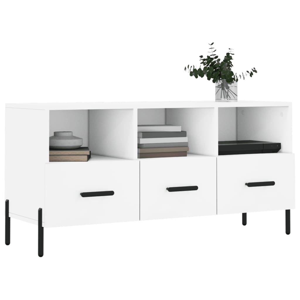 TV-Schrank Weiß 102x36x50 cm Holzwerkstoff