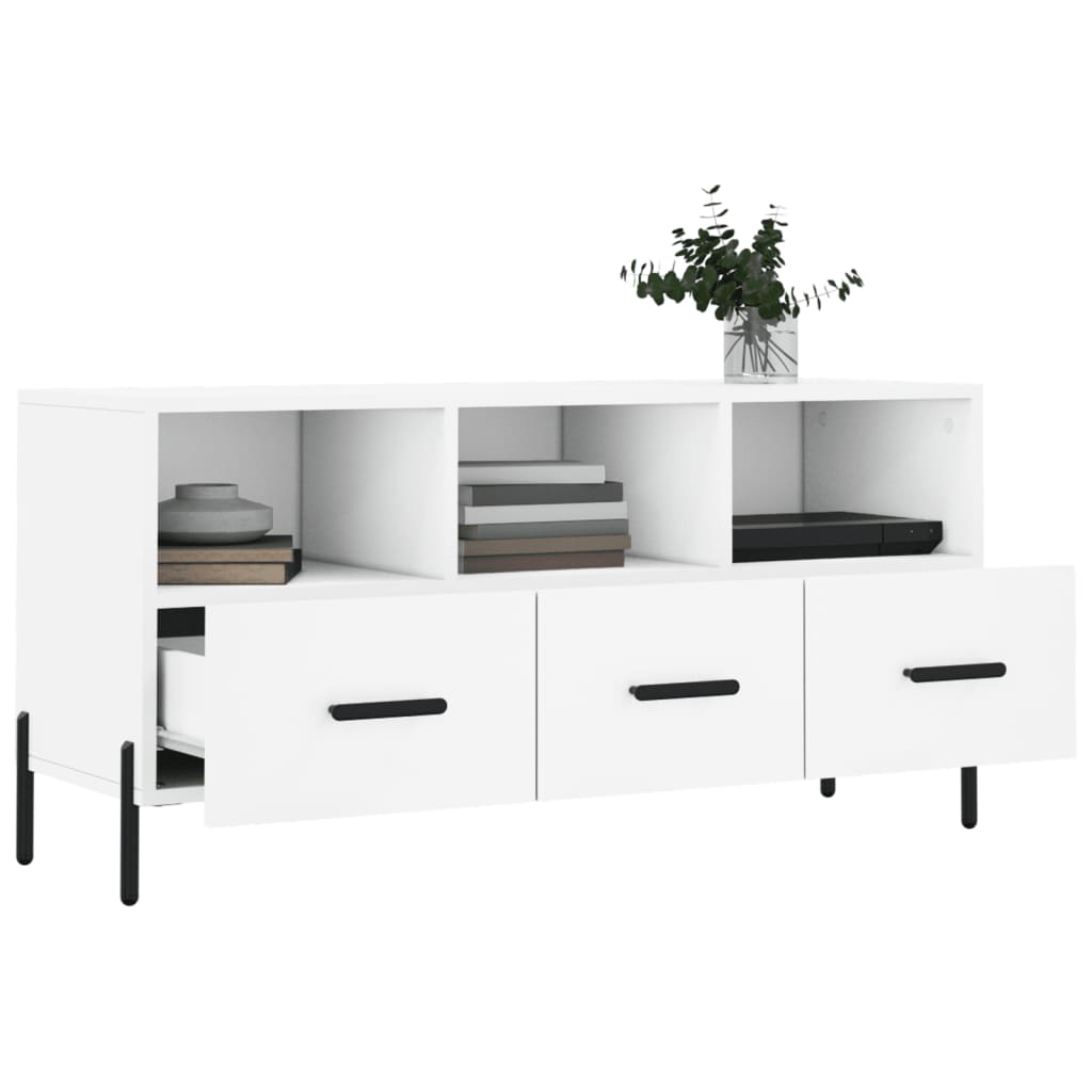 TV-Schrank Weiß 102x36x50 cm Holzwerkstoff