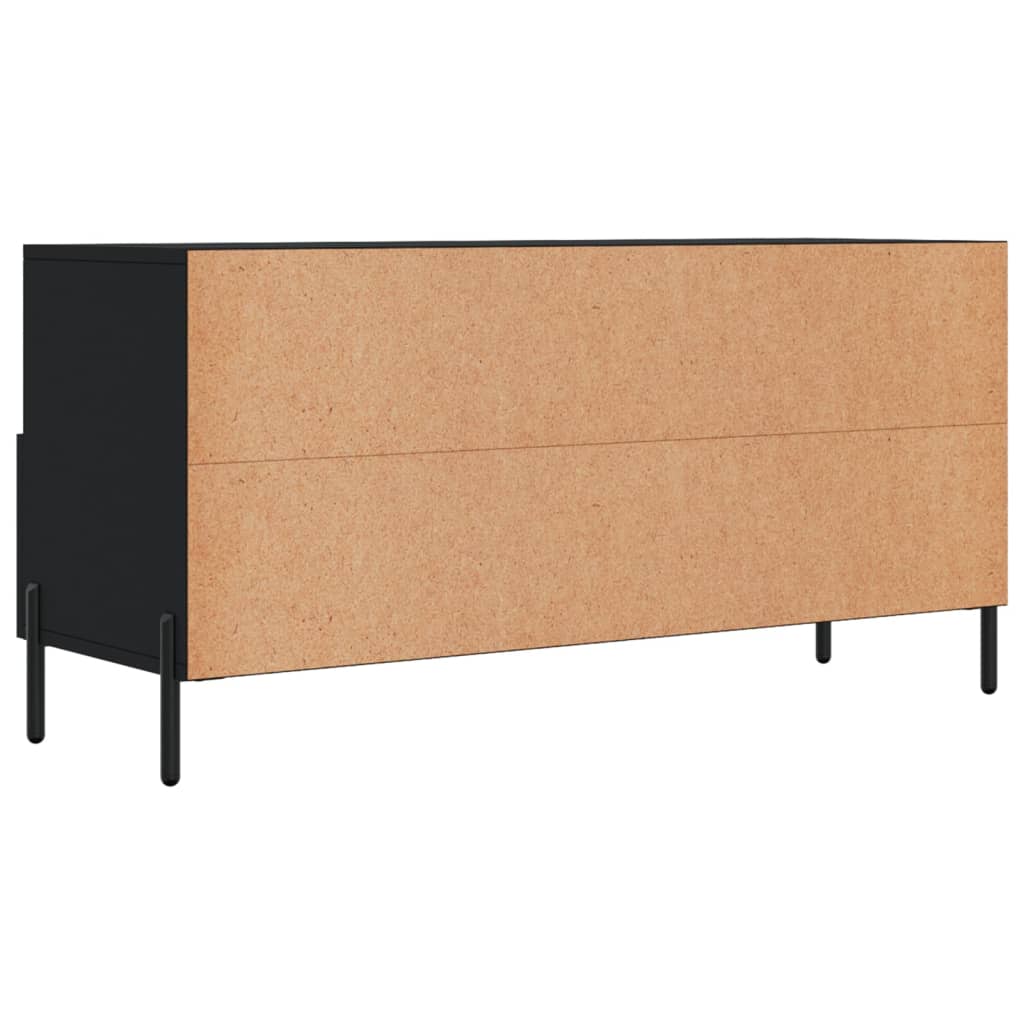 TV-Schrank Schwarz 102x36x50 cm Holzwerkstoff