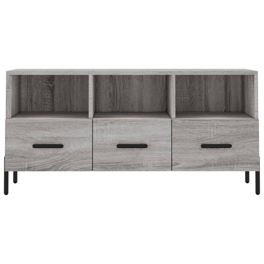 TV-Schrank Grau Sonoma 102x36x50 cm Holzwerkstoff