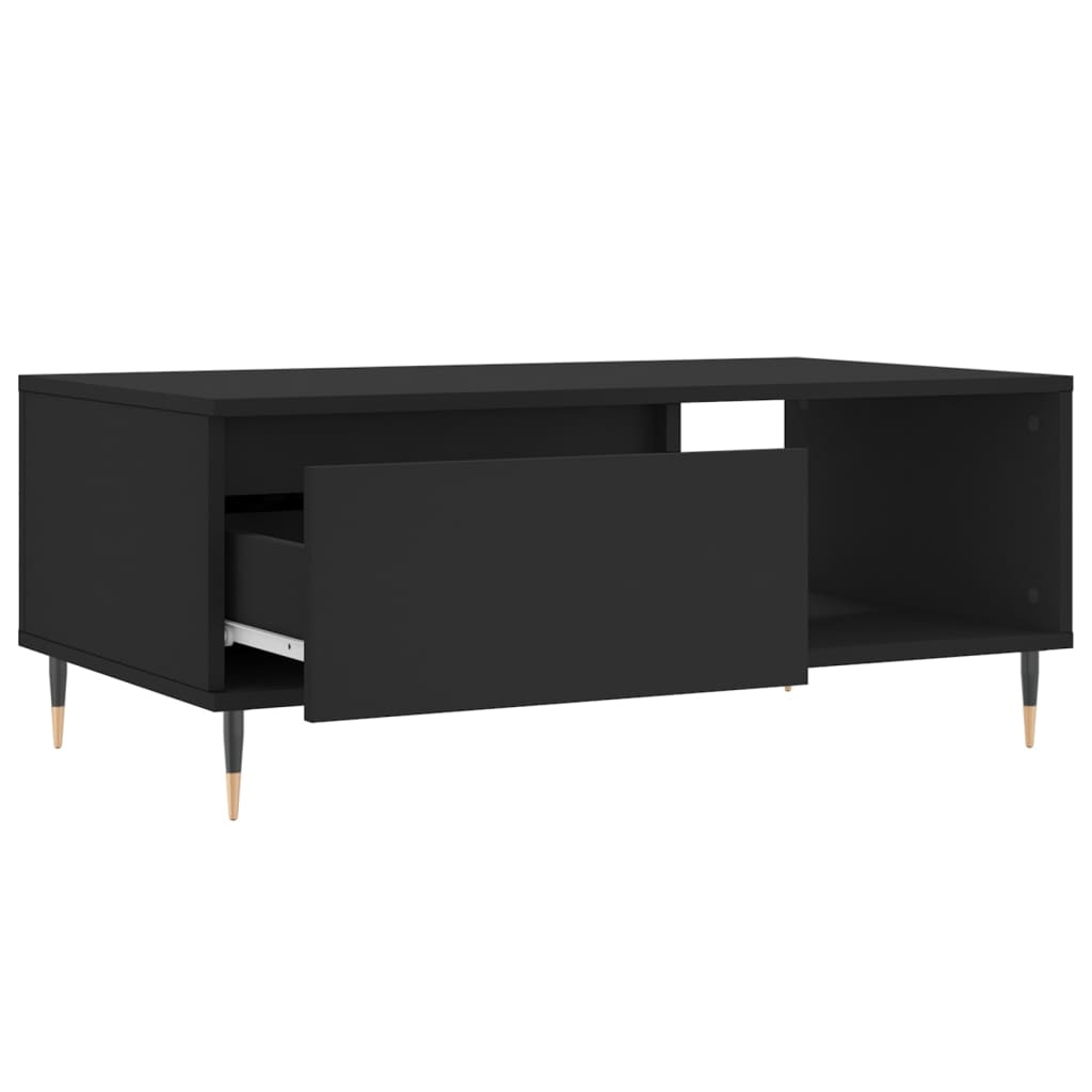 Couchtisch Schwarz 90x50x36,5 cm Holzwerkstoff