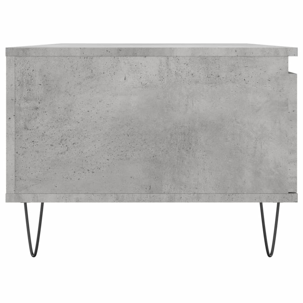 Couchtisch Betongrau 90x50x36,5 cm Holzwerkstoff