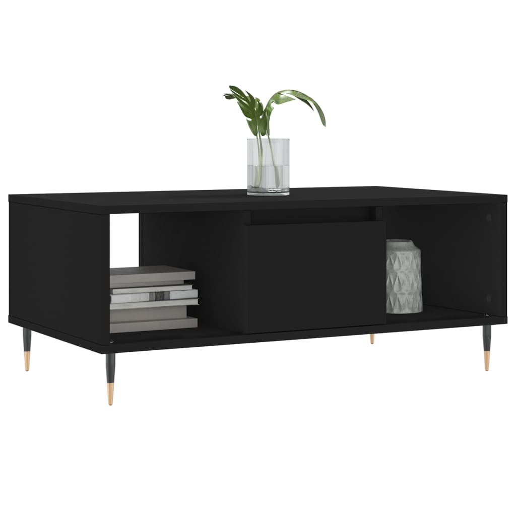 Couchtisch Schwarz 90x50x36,5 cm Holzwerkstoff