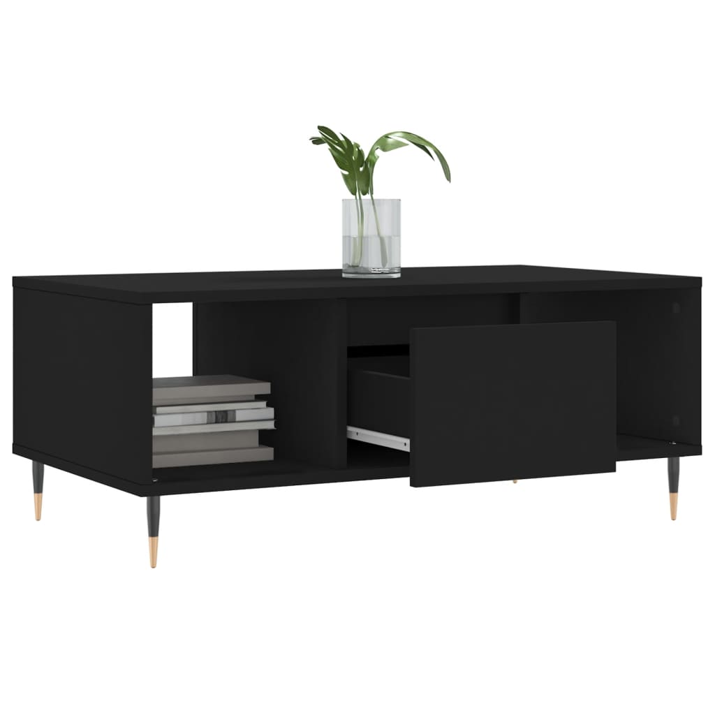 Couchtisch Schwarz 90x50x36,5 cm Holzwerkstoff