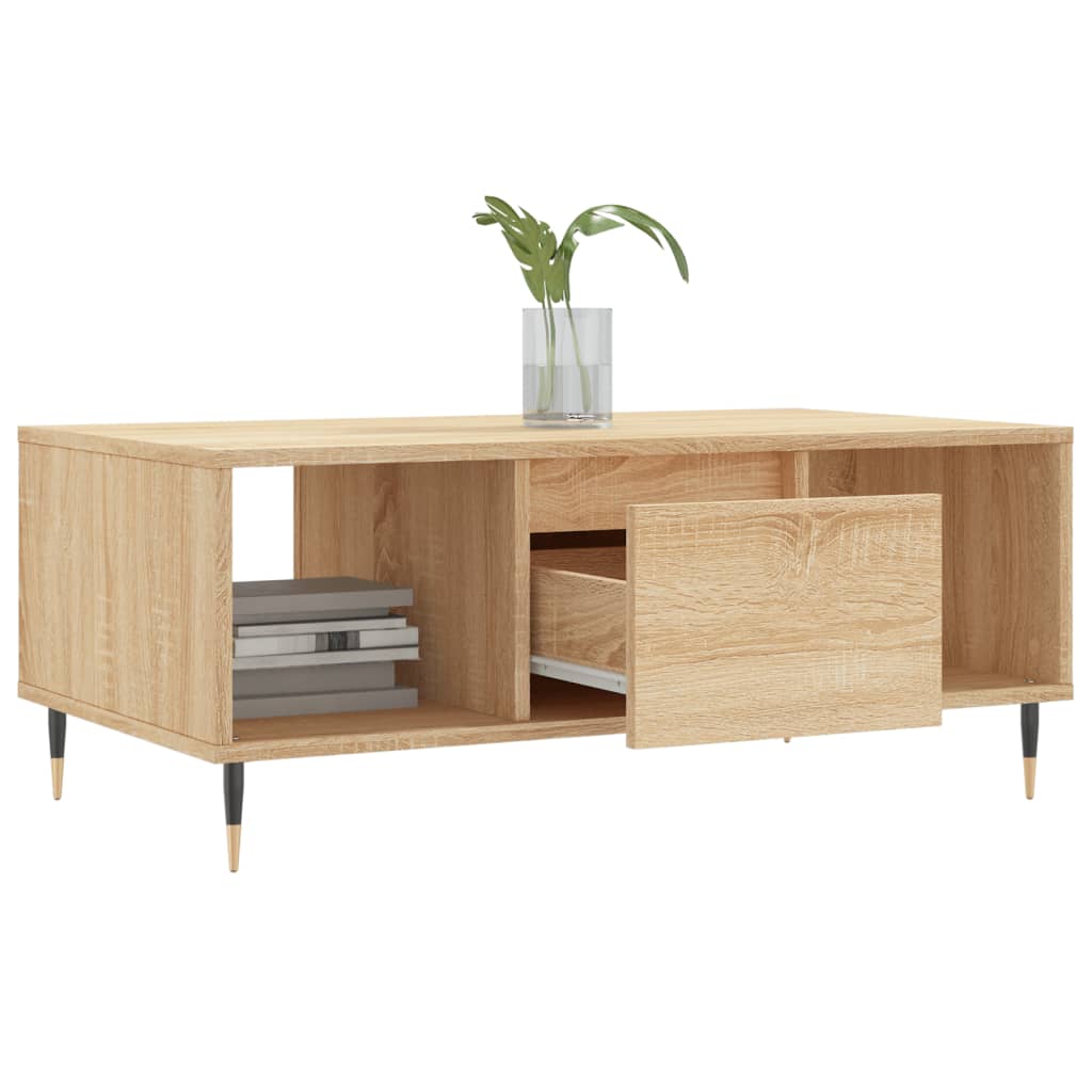 Couchtisch Sonoma-Eiche 90x50x36,5 cm Holzwerkstoff