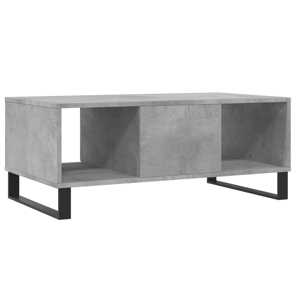 Couchtisch Betongrau 90x50x36,5 cm Holzwerkstoff