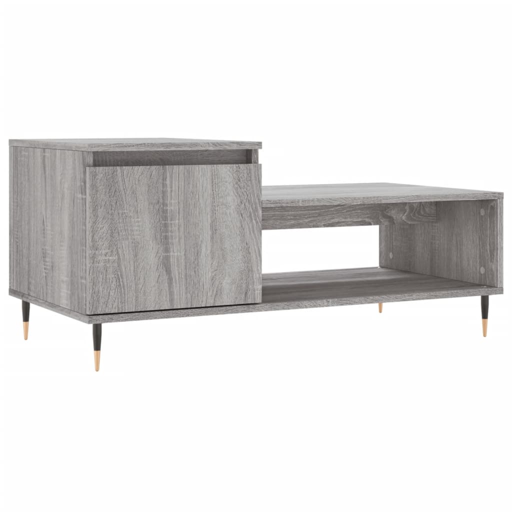 Couchtisch Grau Sonoma 100x50x45 cm Holzwerkstoff