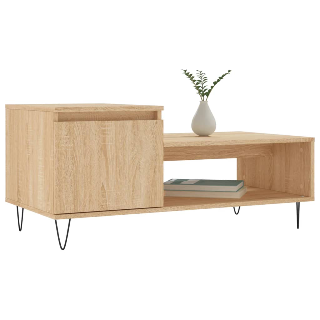 Couchtisch Sonoma-Eiche 100x50x45 cm Holzwerkstoff