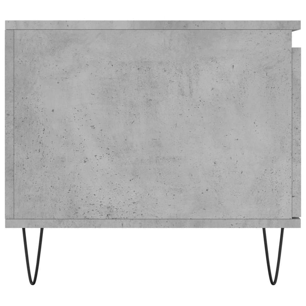 Couchtisch Betongrau 100x50x45 cm Holzwerkstoff