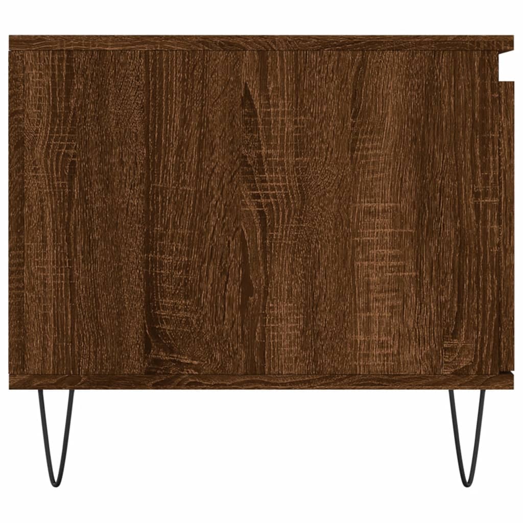 Couchtisch Braun Eichen-Optik 100x50x45 cm Holzwerkstoff