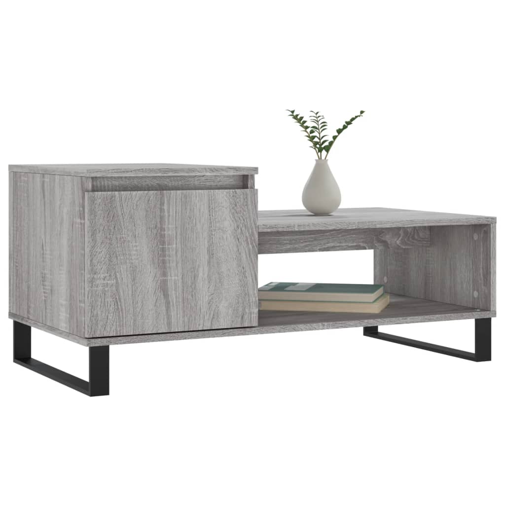 Couchtisch Grau Sonoma 100x50x45 cm Holzwerkstoff