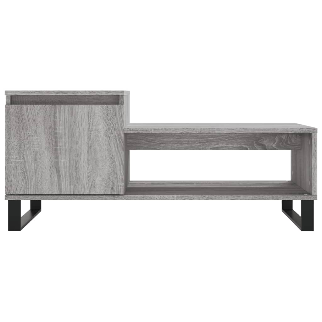 Couchtisch Grau Sonoma 100x50x45 cm Holzwerkstoff