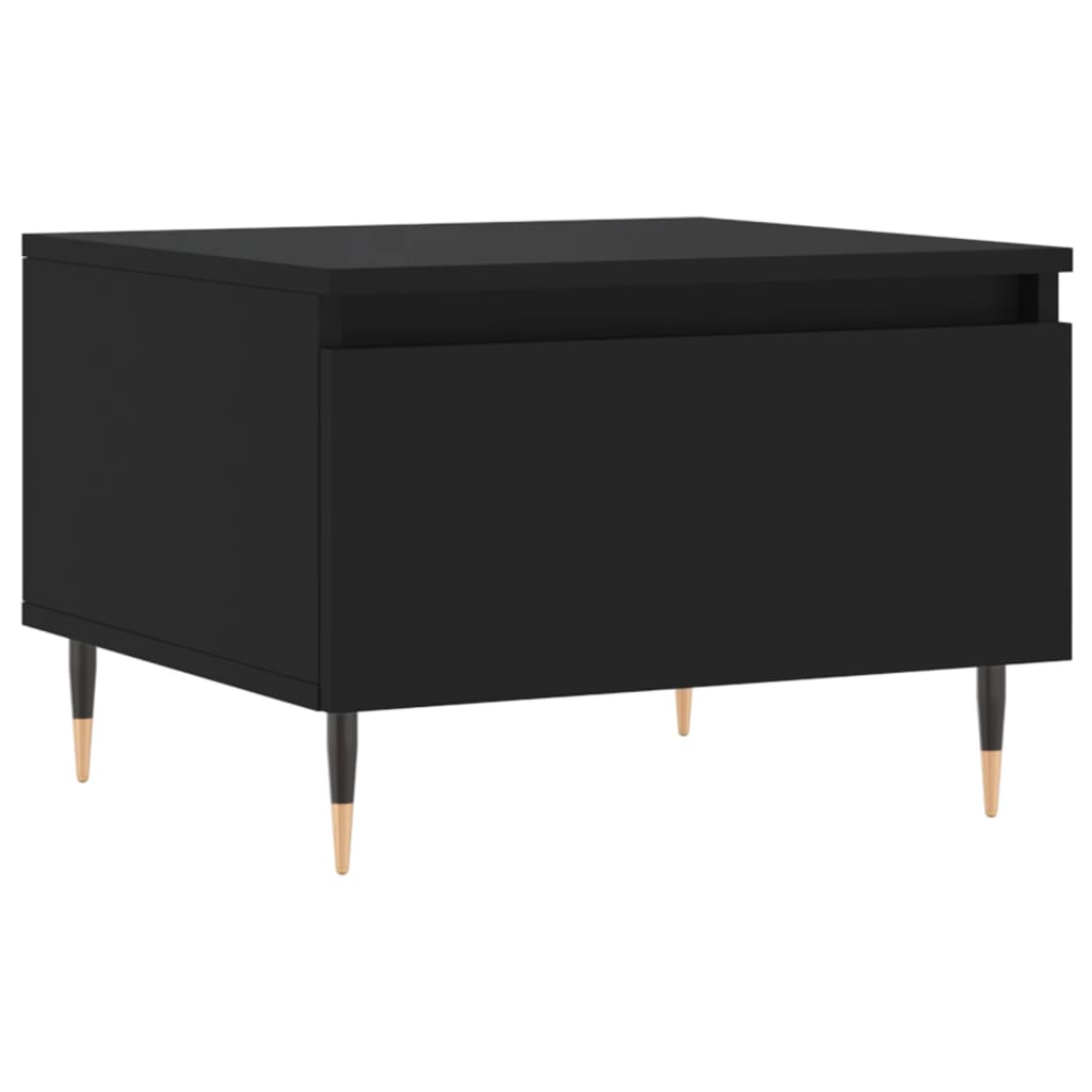 Couchtisch Schwarz 50x46x35 cm Holzwerkstoff