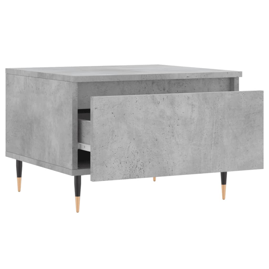 Couchtische 2 Stk. Betongrau 50x46x35 cm Holzwerkstoff