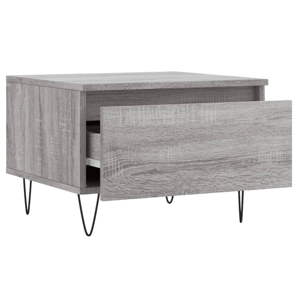 Couchtische 2 Stk. Grau Sonoma 50x46x35 cm Holzwerkstoff