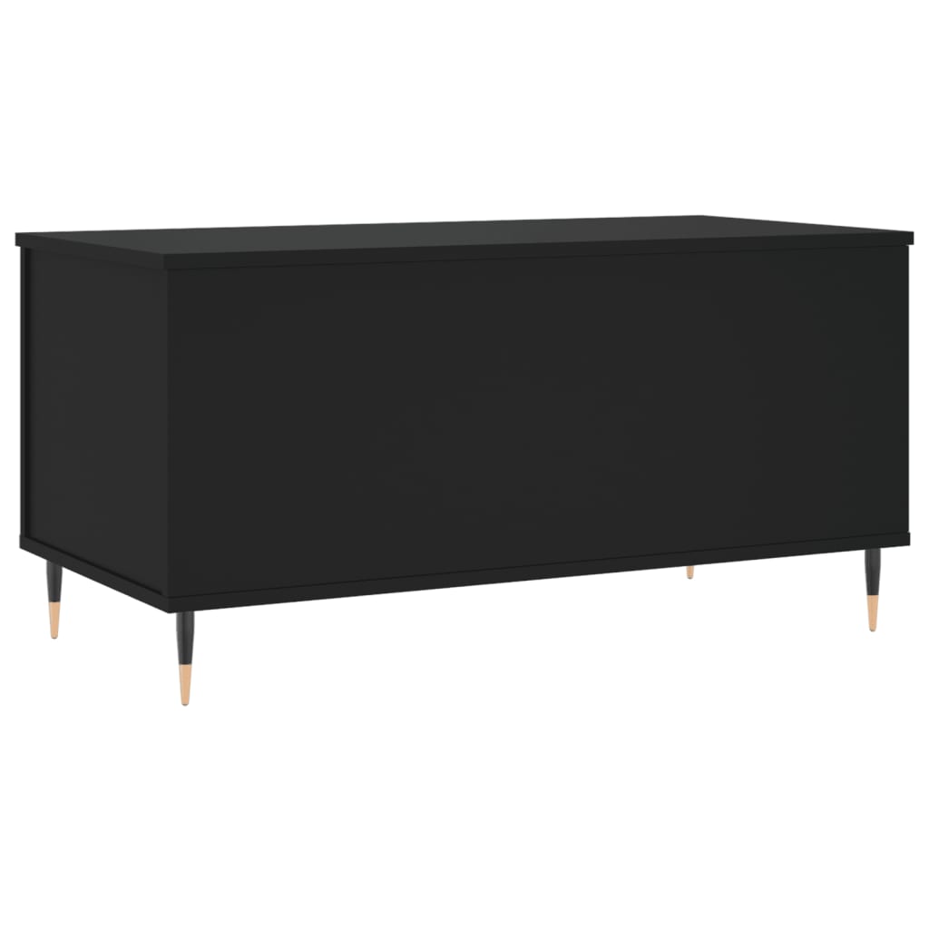 Couchtisch Schwarz 90x44,5x45 cm Holzwerkstoff