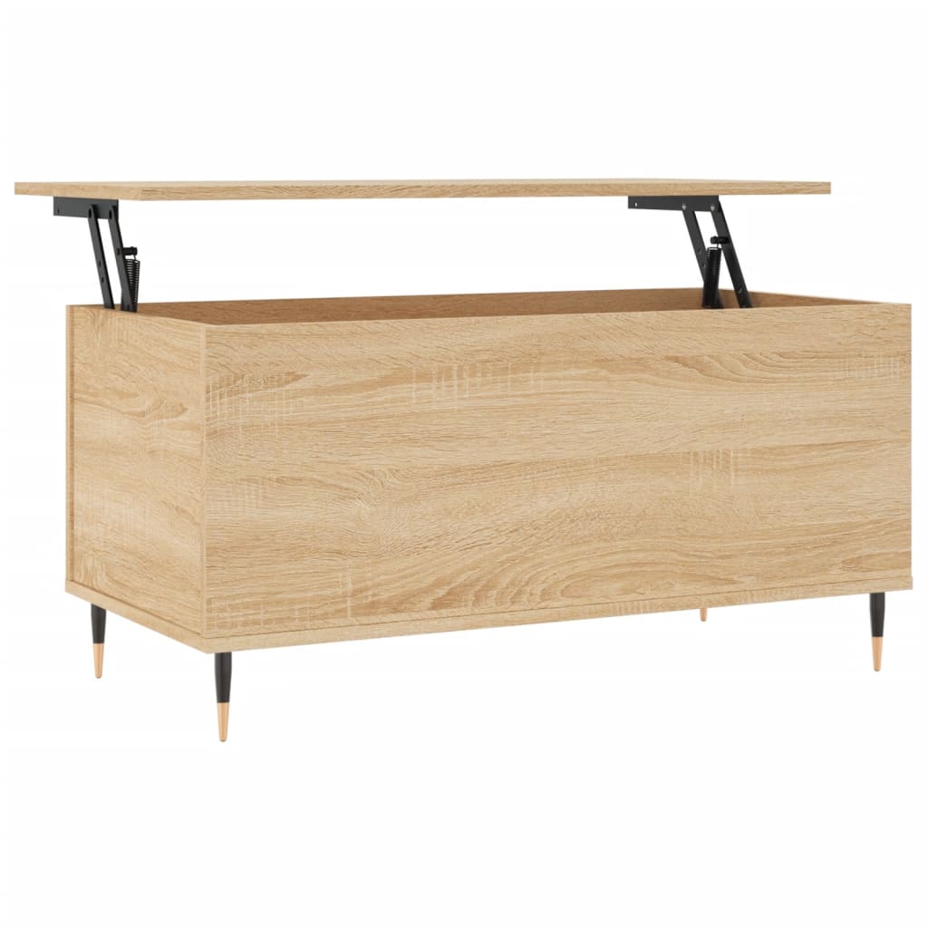 Couchtisch Sonoma-Eiche 90x44,5x45 cm Holzwerkstoff