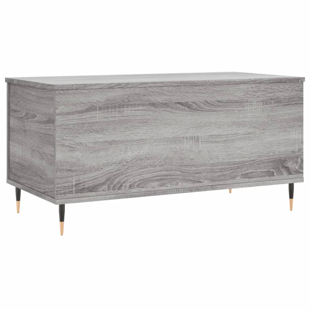 Couchtisch Grau Sonoma 90x44,5x45 cm Holzwerkstoff