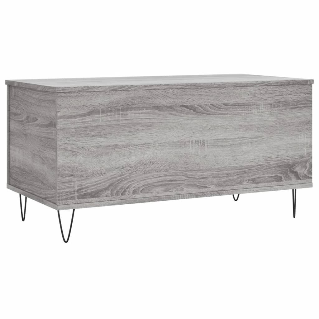 Couchtisch Grau Sonoma 90x44,5x45 cm Holzwerkstoff