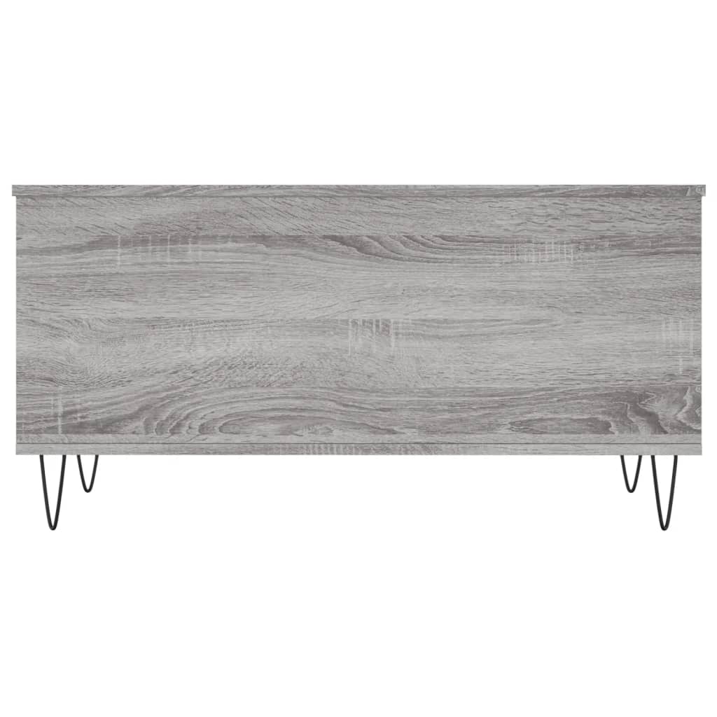 Couchtisch Grau Sonoma 90x44,5x45 cm Holzwerkstoff