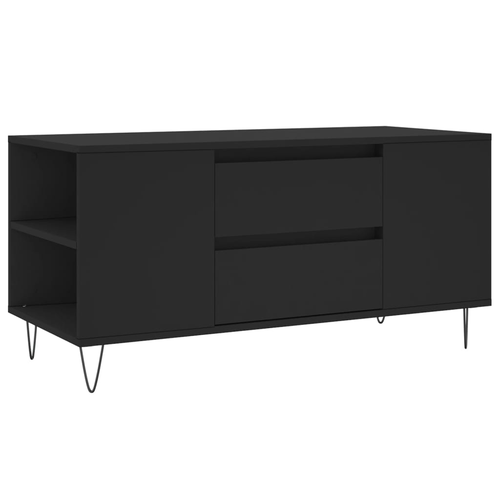 Couchtisch Schwarz 102x44,5x50 cm Holzwerkstoff