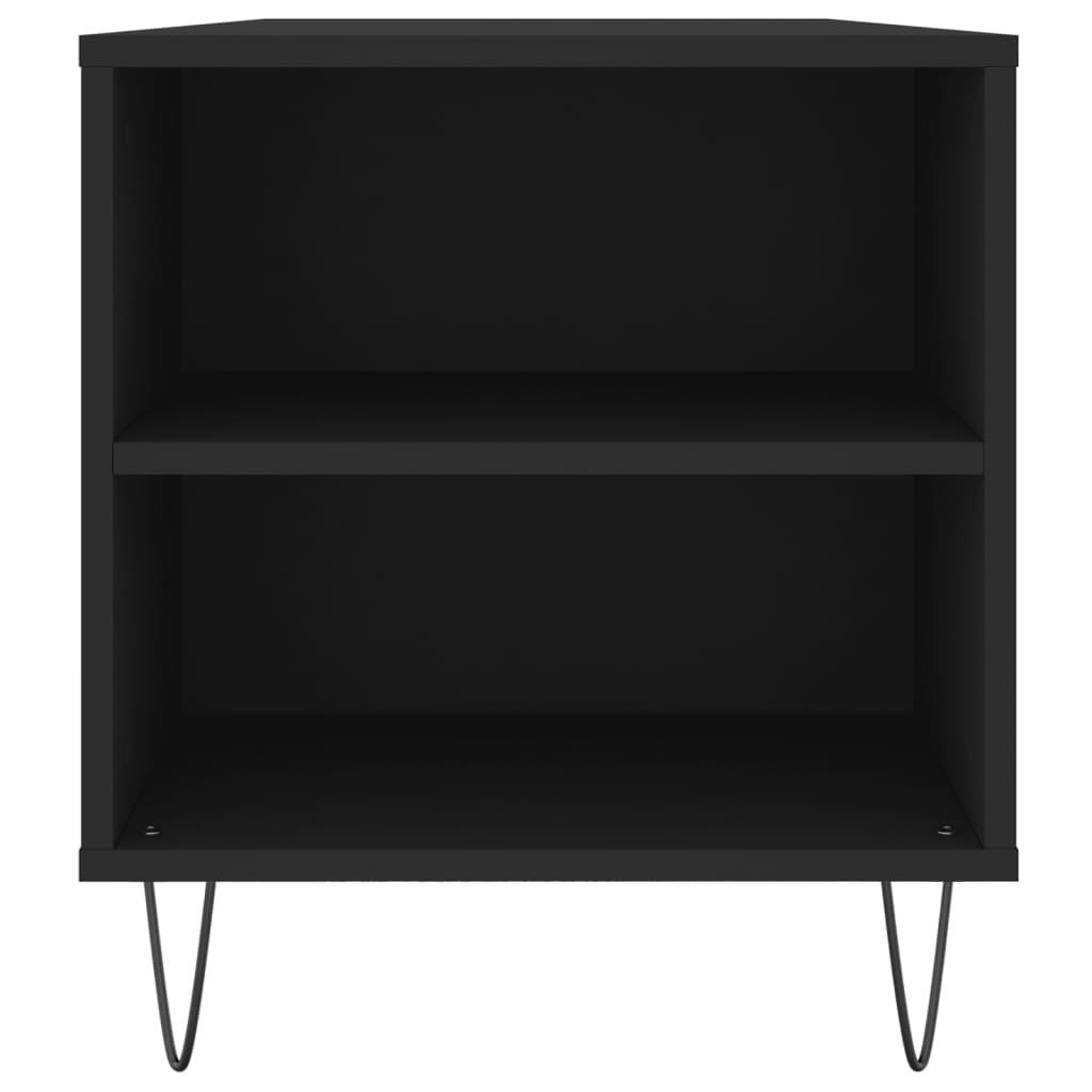 Couchtisch Schwarz 102x44,5x50 cm Holzwerkstoff