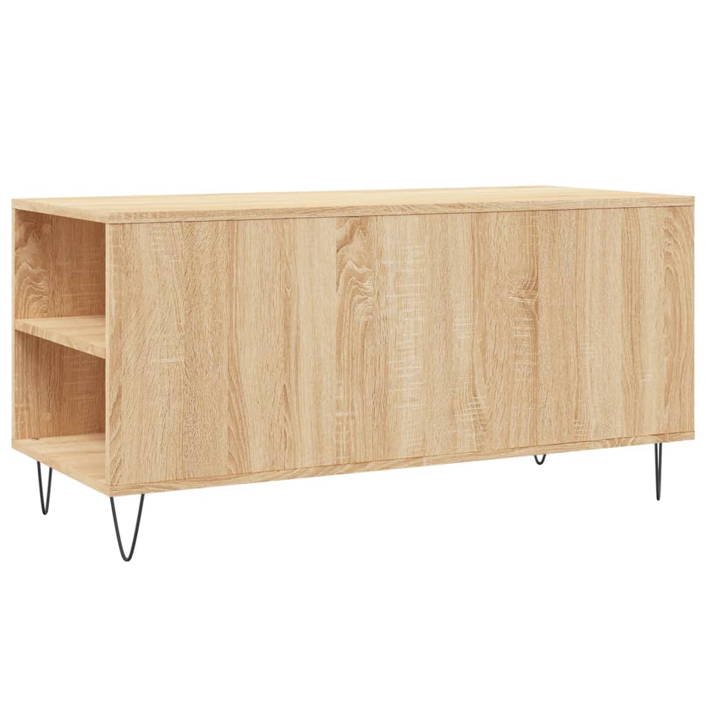 Couchtisch Sonoma-Eiche 102x44,5x50 cm Holzwerkstoff