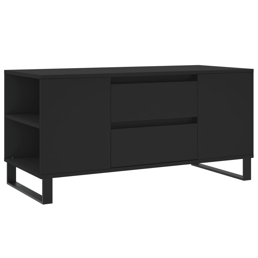 Couchtisch Schwarz 102x44,5x50 cm Holzwerkstoff