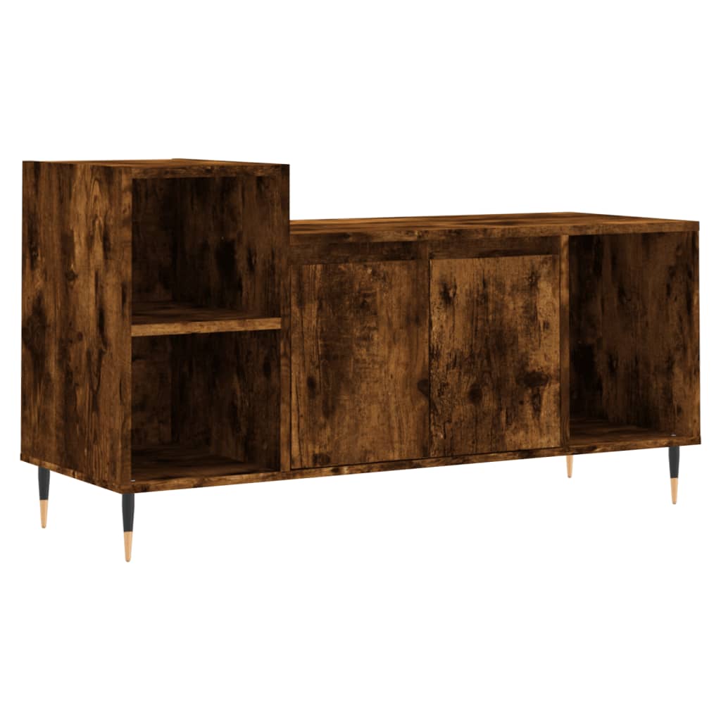 TV-Schrank Räuchereiche 100x35x55 cm Holzwerkstoff