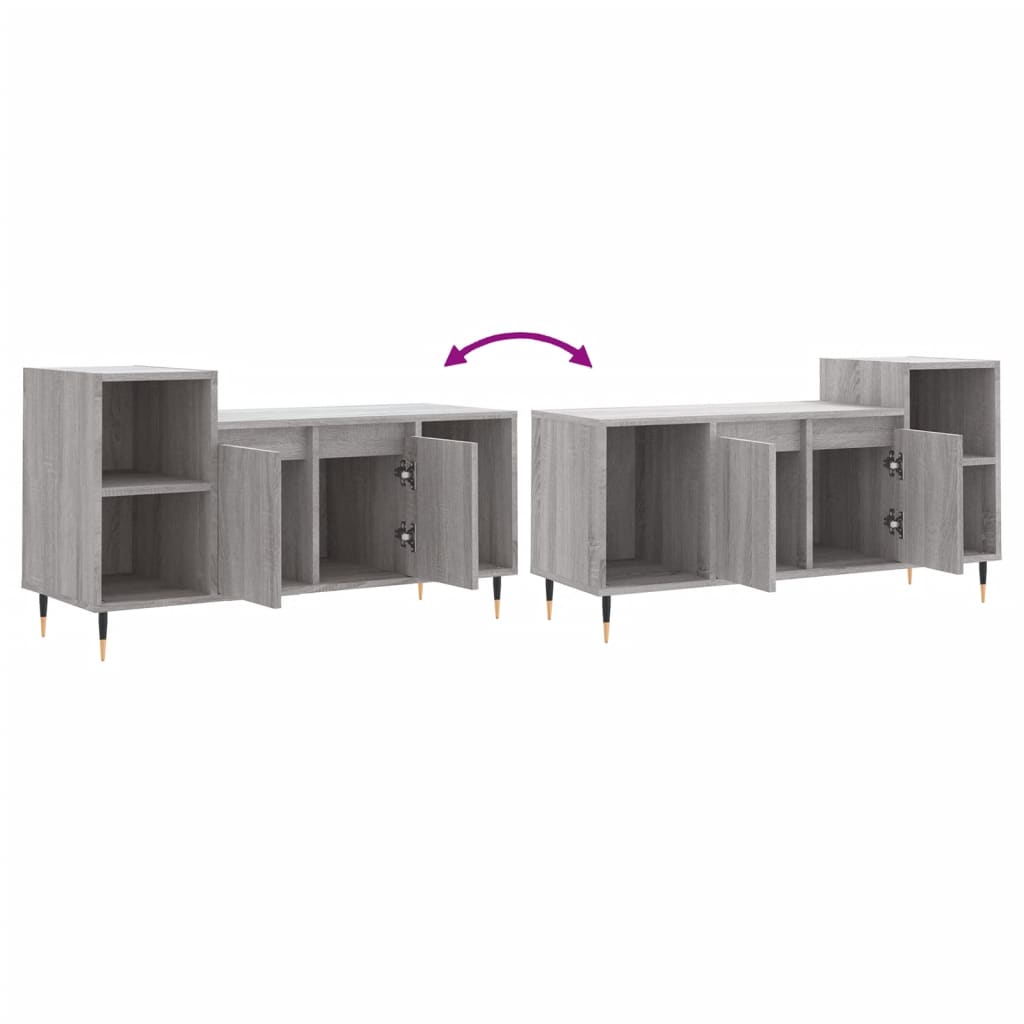 TV-Schrank Grau Sonoma 100x35x55 cm Holzwerkstoff