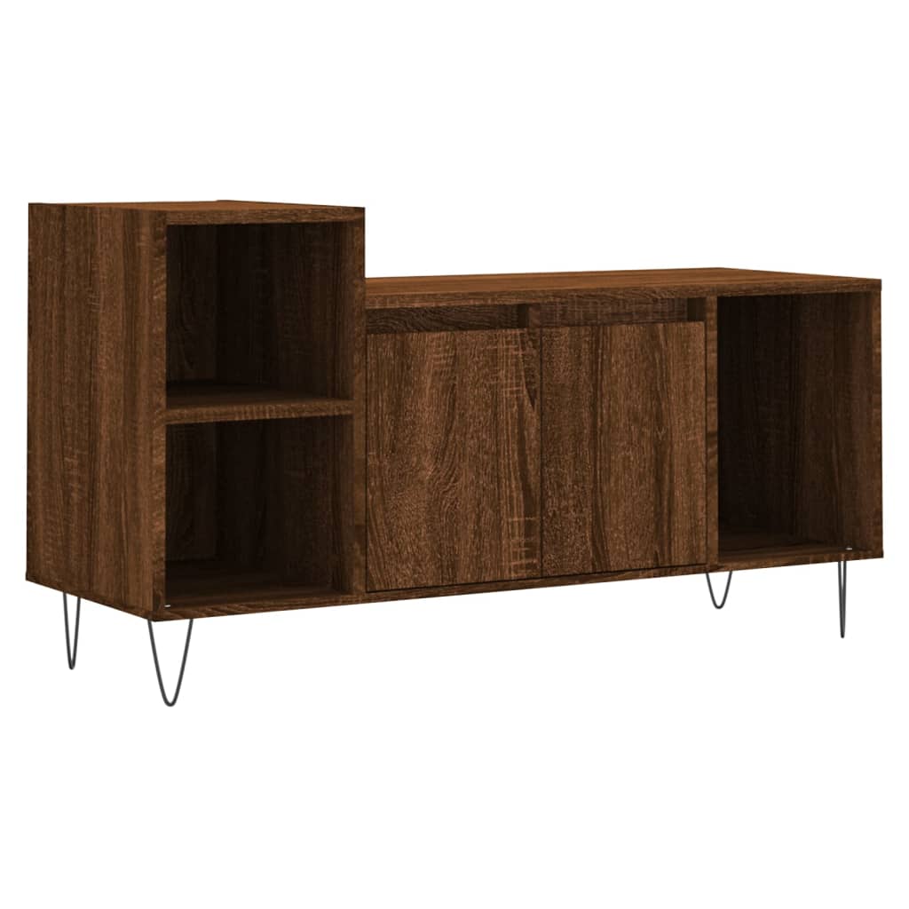 TV-Schrank Braun Eichen-Optik 100x35x55 cm Holzwerkstoff