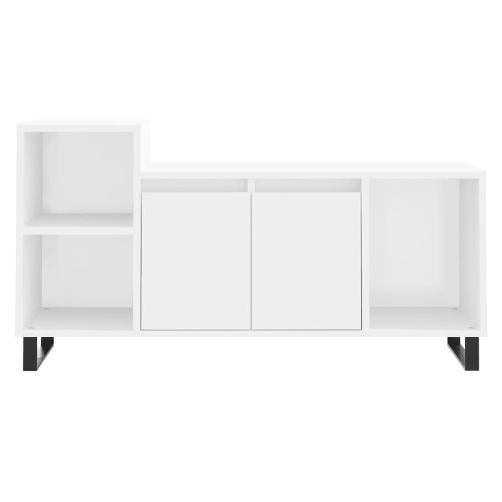 TV-Schrank Weiß 100x35x55 cm Holzwerkstoff